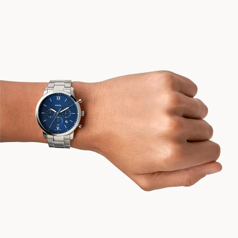 Fossil Forrester Chronograph Blue Dial Men's Watch | FS5605